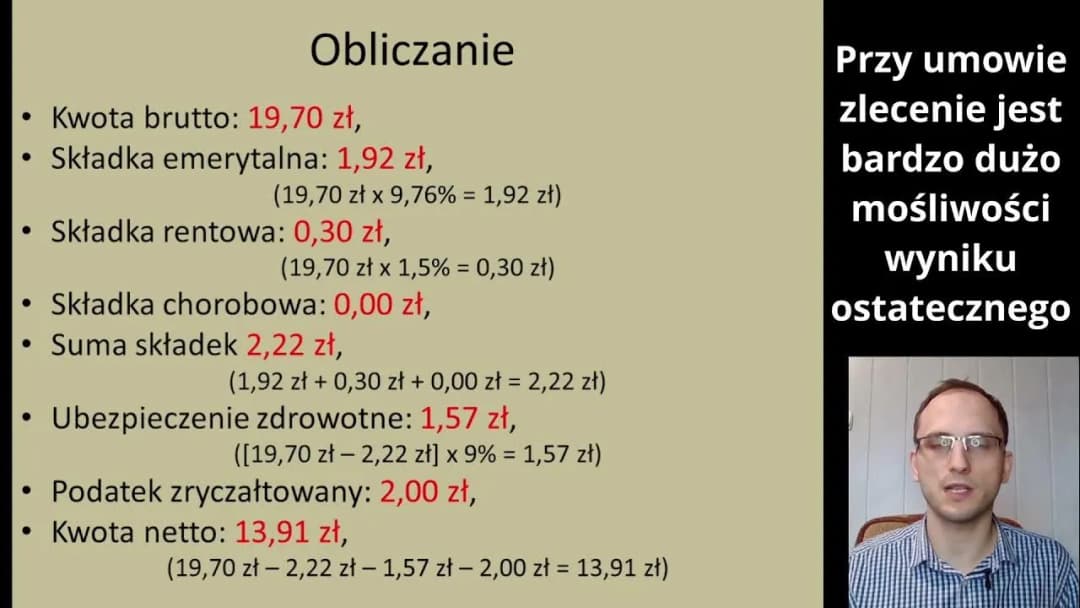 Ile jest na umowę zlecenie netto? Zaskakujące kwoty, które musisz znać