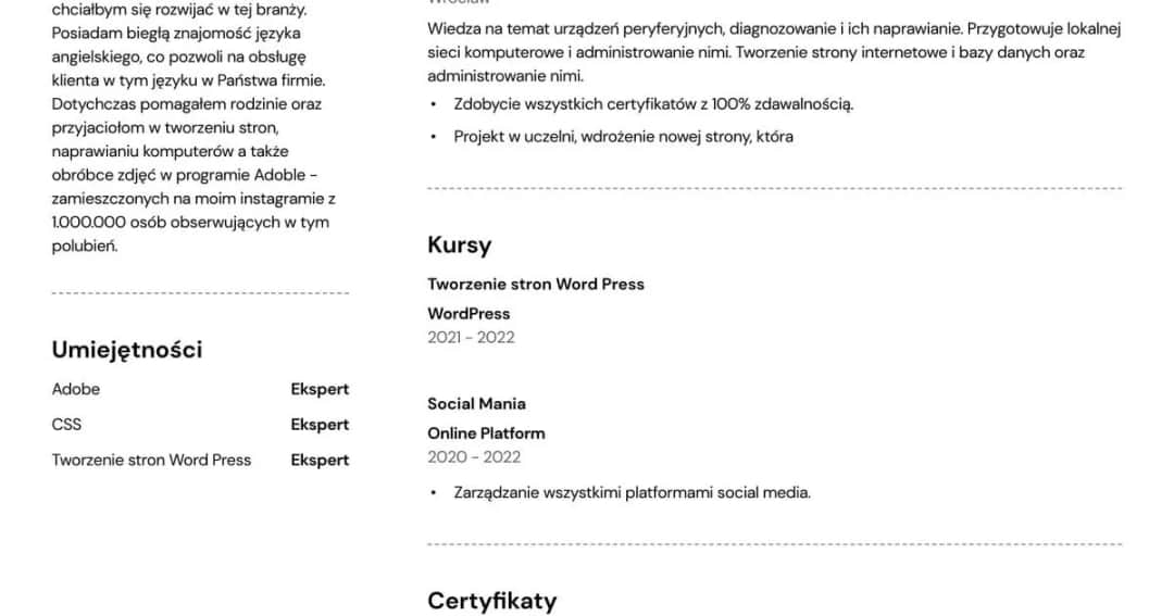 Jak napisać CV będąc uczniem, aby zdobyć wymarzoną pracę?